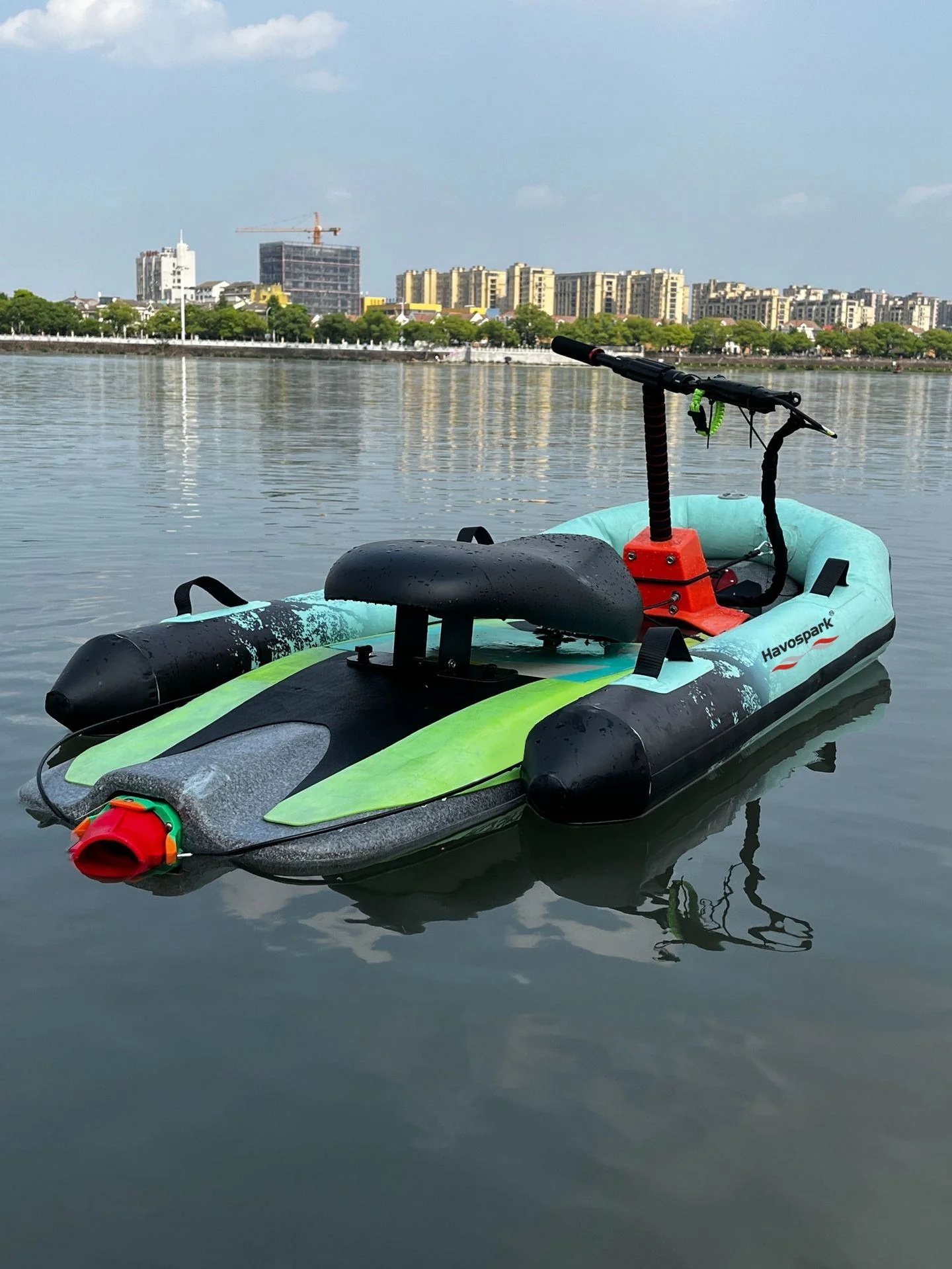 Havospark H5SE-1 Dual-Mode Electric Surfboard — Stand or Sit