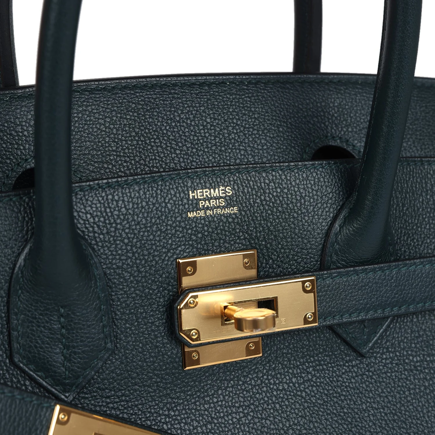 Hermes Birkin 30 Vert Cypress Taurillon Novillo Gold Hardware