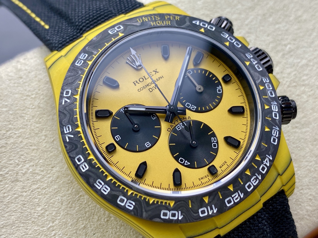 Rolex Chronograph Daytona DIW Customized Carbon Fiber Luminous Limited Edition