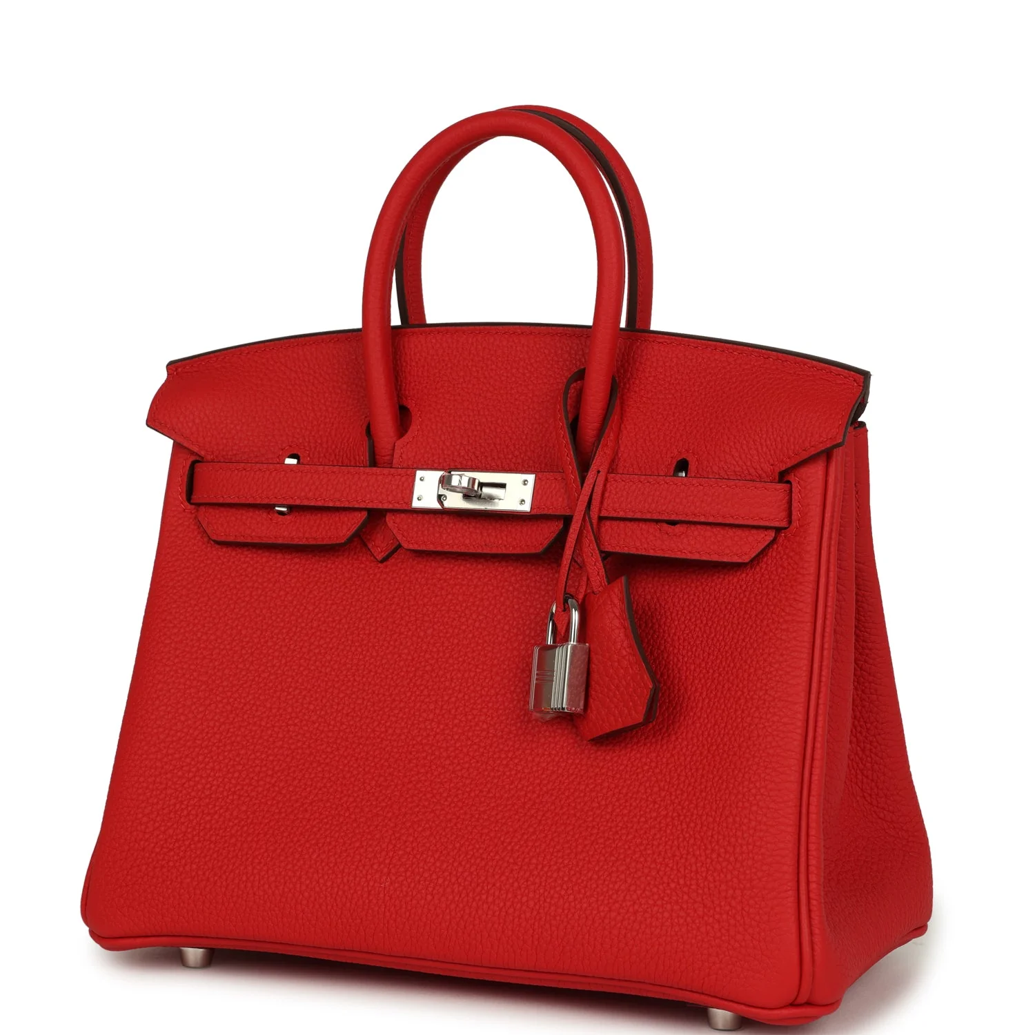 Hermes Birkin 25 Rouge Radieux Togo Palladium Hardware