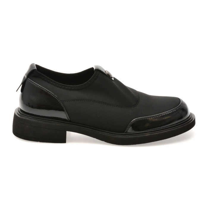 Pantofi IMAGE negri, 4508, din material textil