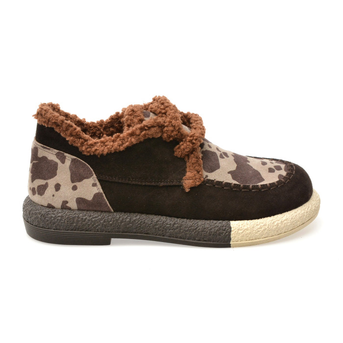 Mocasini EPICA maro, 3432647, din piele intoarsa