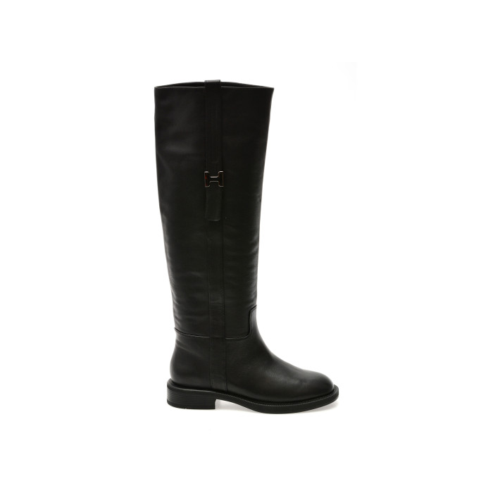 Cizme EPICA negre, W1116HD, din piele naturala