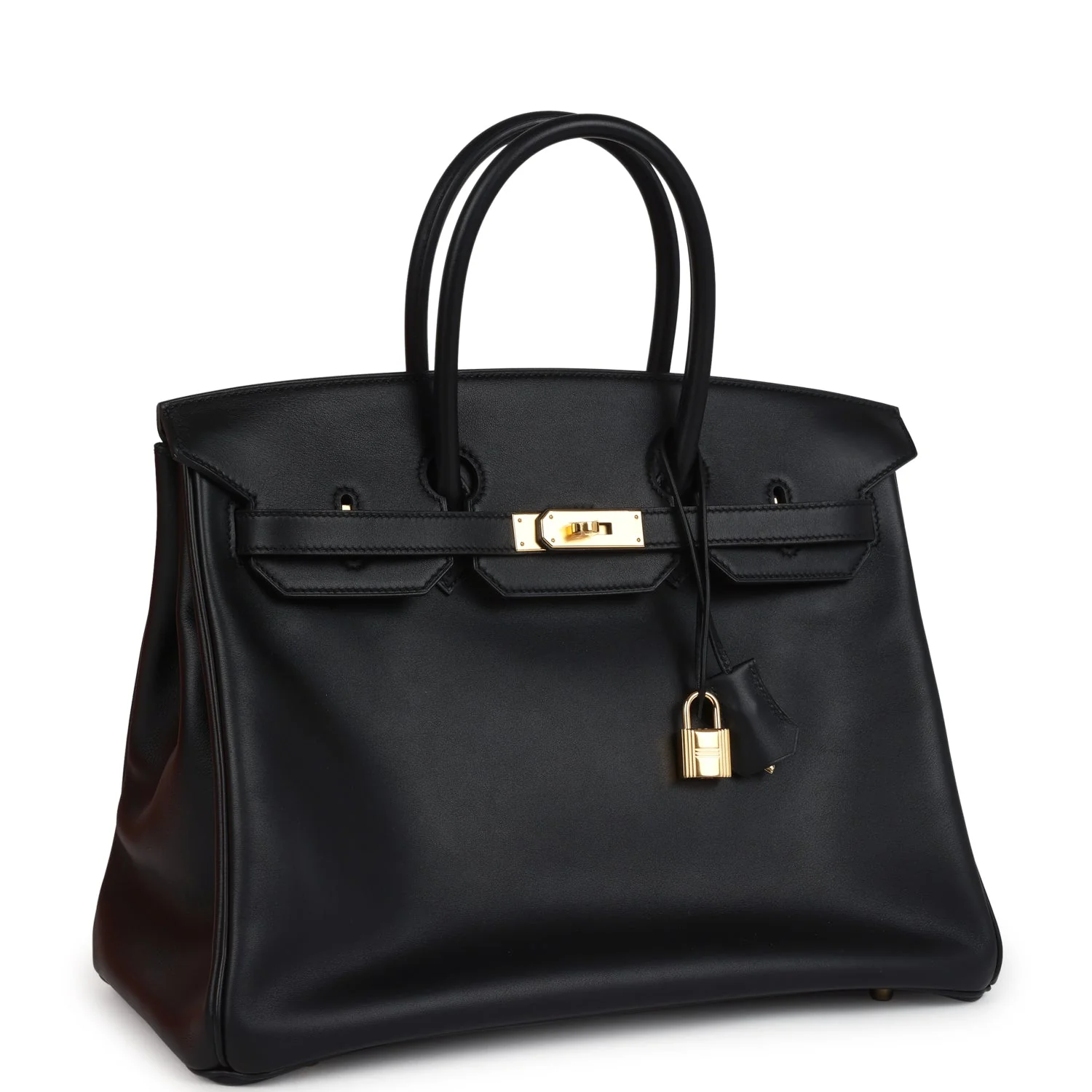 Hermes Birkin 35 Black Jonathan Gold Hardware