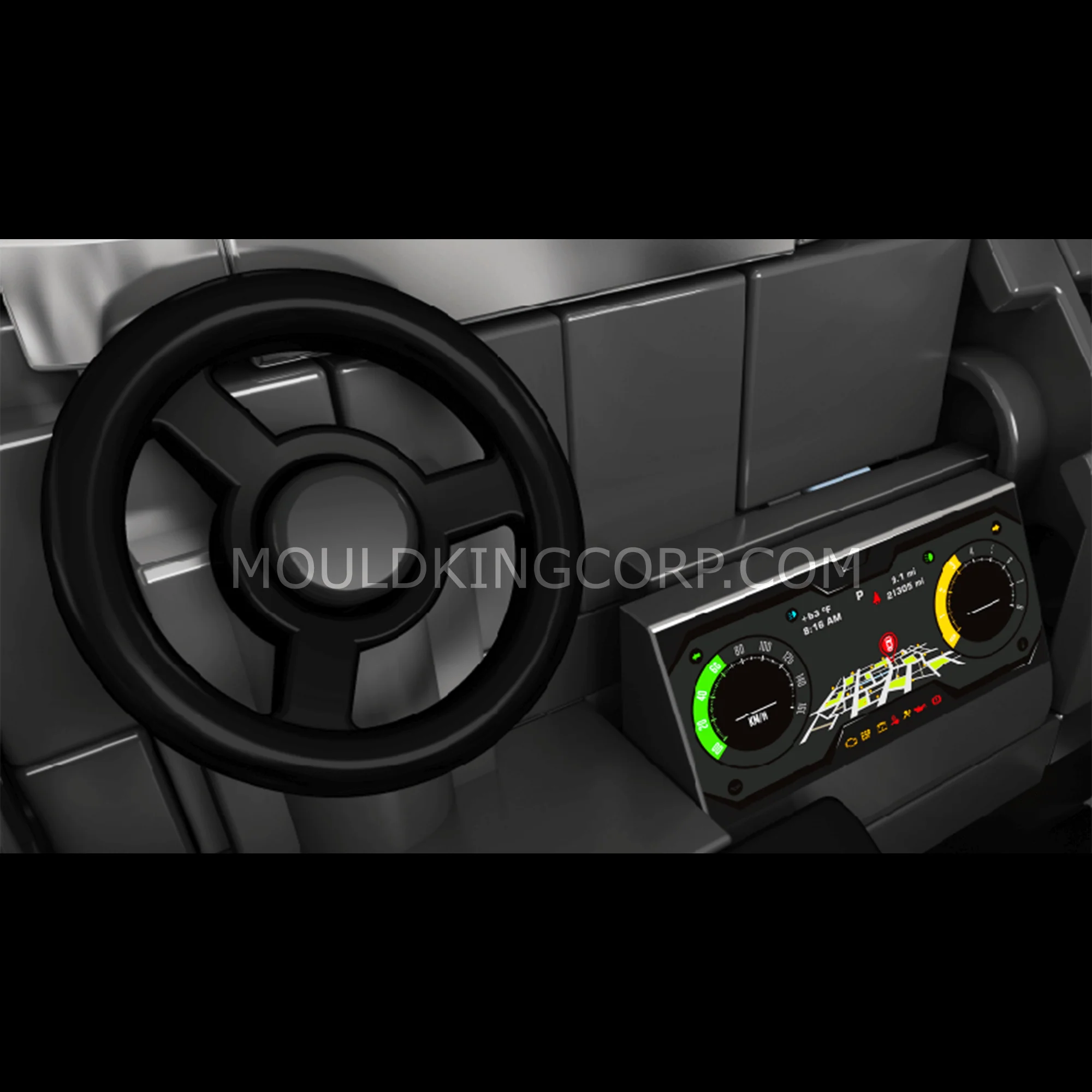 MOULD KING 27042 R.R. DAWN Car Model Building Set | 385 PCS