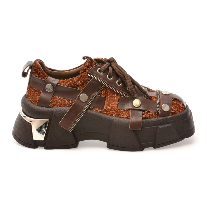 Pantofi sport GRYXX maro, 431031, din piele naturala