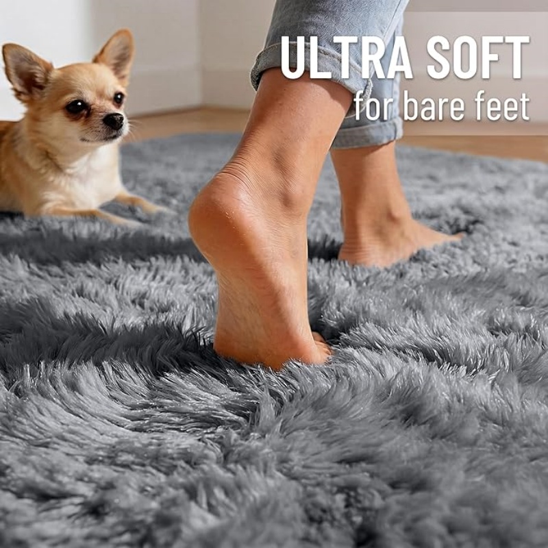 6x9 Machine Washable Large Area Rugs for Living Room, Bedroom