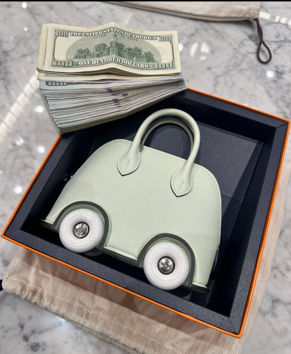 Hermes Bolide On the Wheels Bag