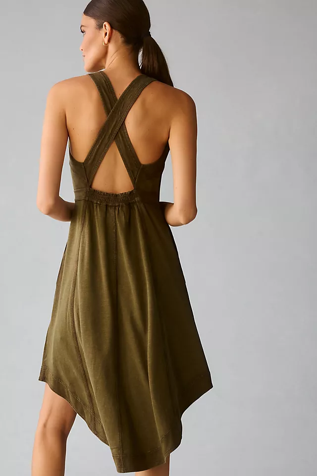 Buttondown Dress UNIFORM GREEN