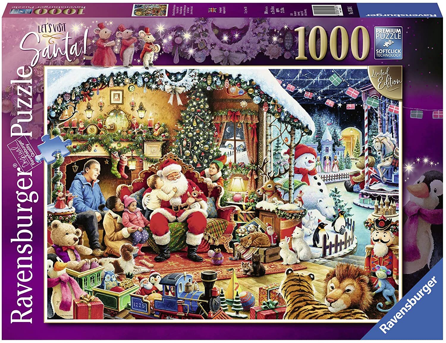 Limited Edition Let's Visit Santa 1000 Piece Puzzle
