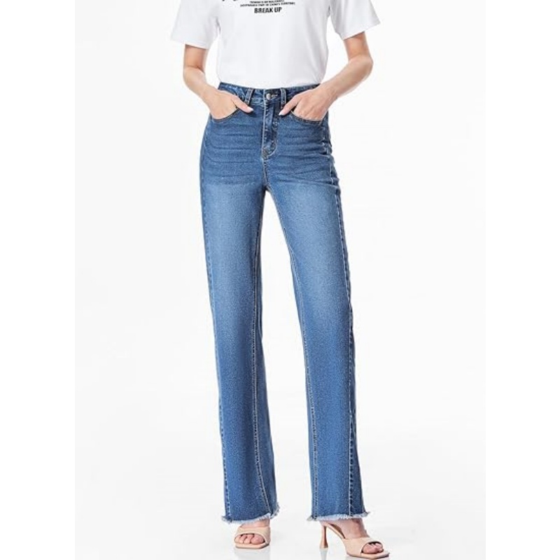 Women's High Waisted Wide Leg Jeans