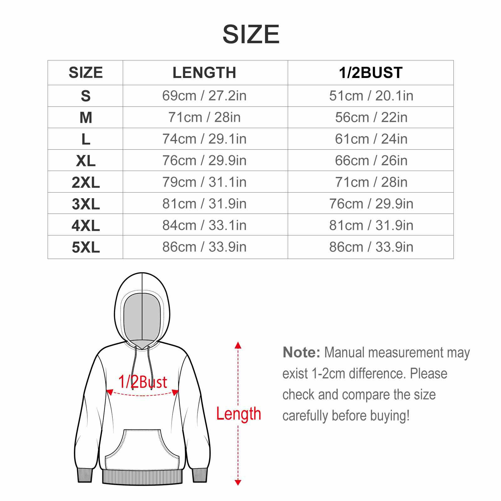 Personalized Custom Men’s 100% Cotton Hooded Sweater with Graphic Patterns