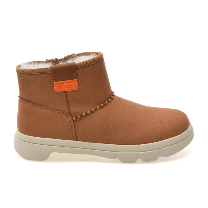 Ghete GEOX maro, J56NCA, din piele ecologica