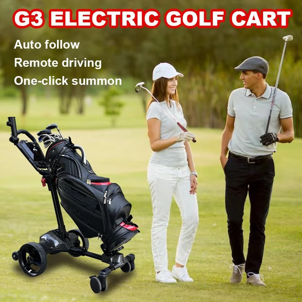 ⏰Liquidation Sale⛳Electric Auto Follow Golf Cart