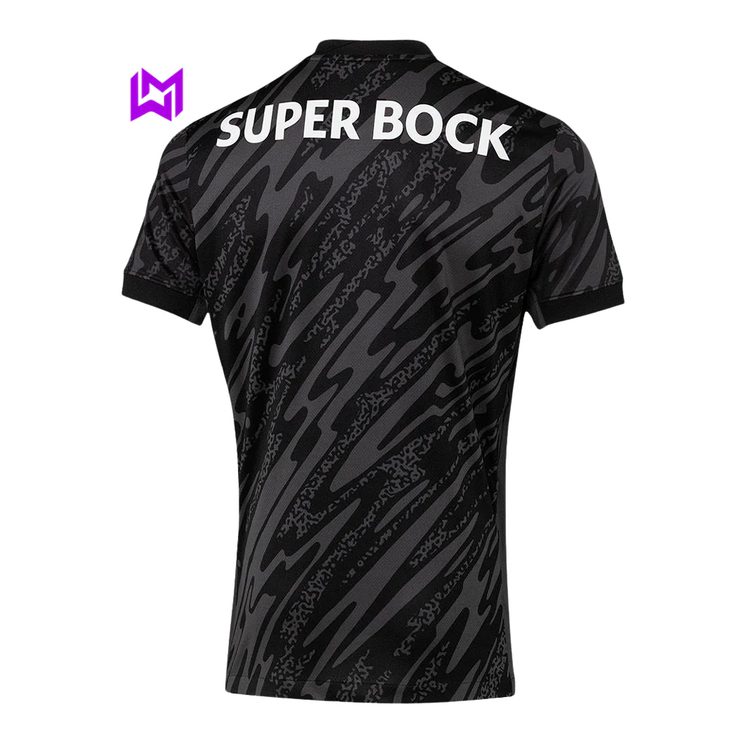Camisola Sporting Guarda-Redes Preta 2025/26 - ��LTIMAS UNIDADES! ????