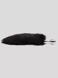 DOMINIX Deluxe Stainless Steel Medium Faux Fur Animal Tail Butt Plug