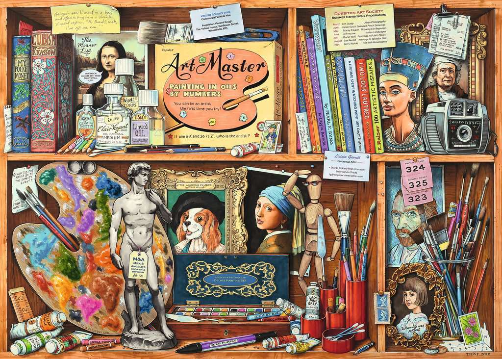 The Artist’s Cabinet 1000 Piece Puzzle