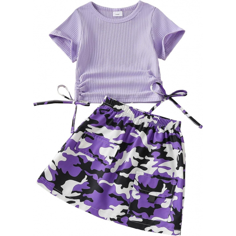 Girls' 2-Piece Skirt Set