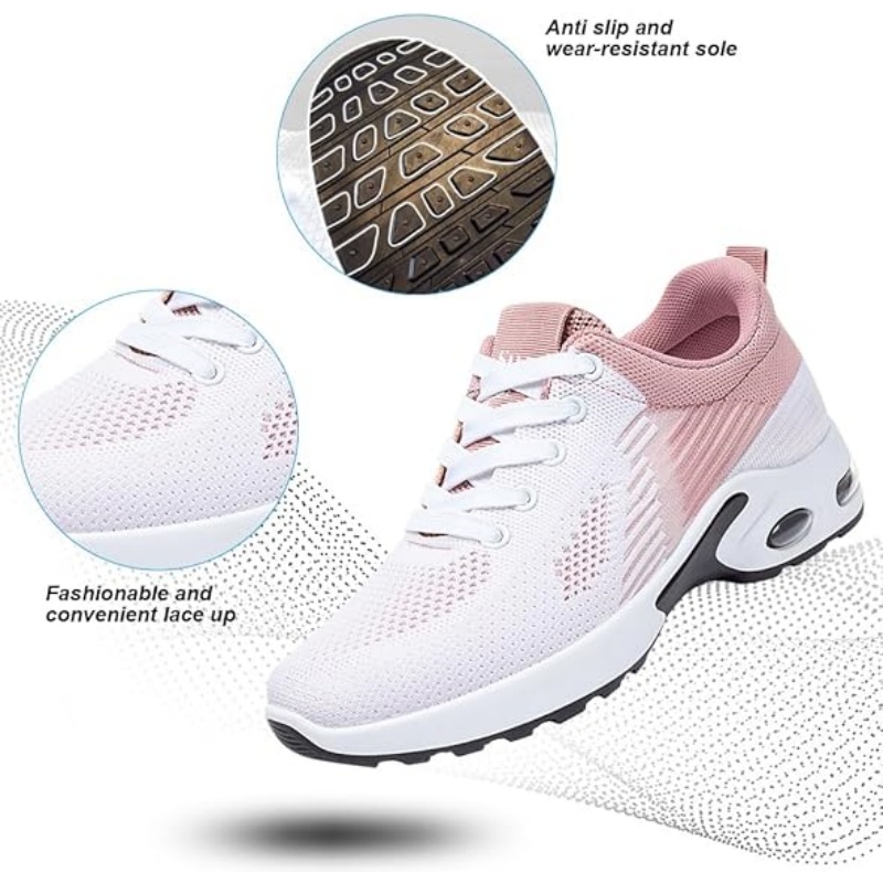 Womens Sneakers Air Cushion Running Shoes