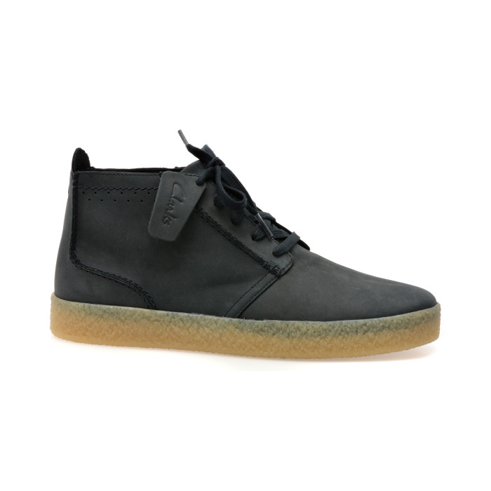Ghete CLARKS bleumarin, STREETHILL MID, din nabuc