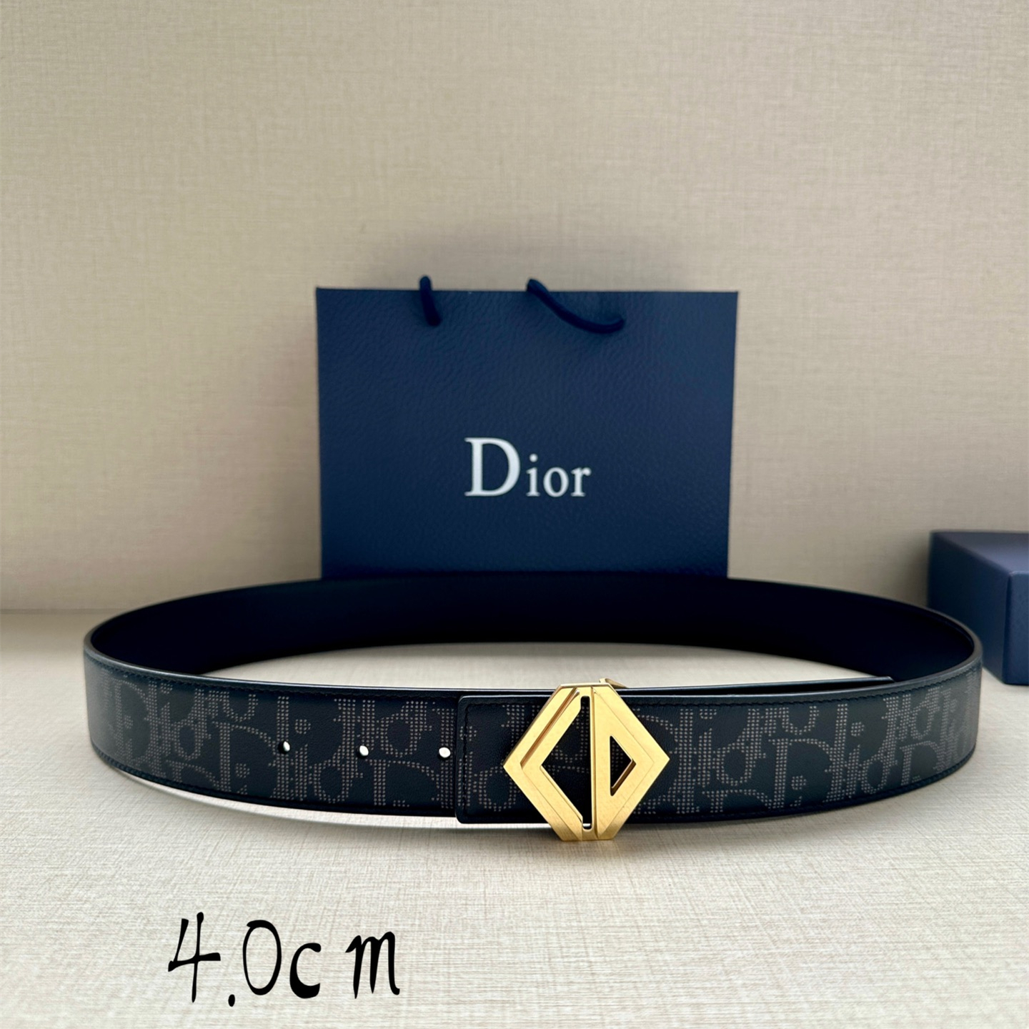 Dior Men Belt Width 4cm