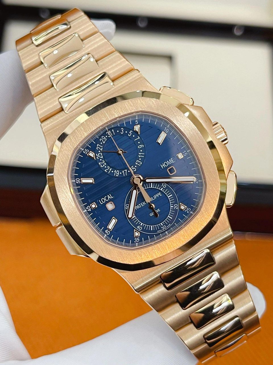 Patek Philippe Nautilus Stainless Steel Blue Dial 5990R