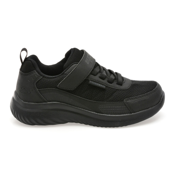 Pantofi sport SKECHERS negri, BOUNDER 2.0, din material textil