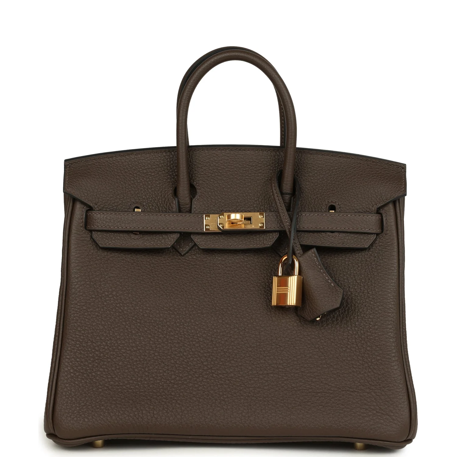 Hermes Birkin 25 Ebene Togo Gold Hardware