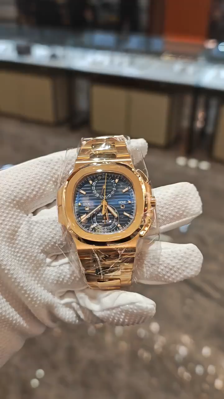 Patek Philippe Nautilus Stainless Steel Blue Dial 5990R