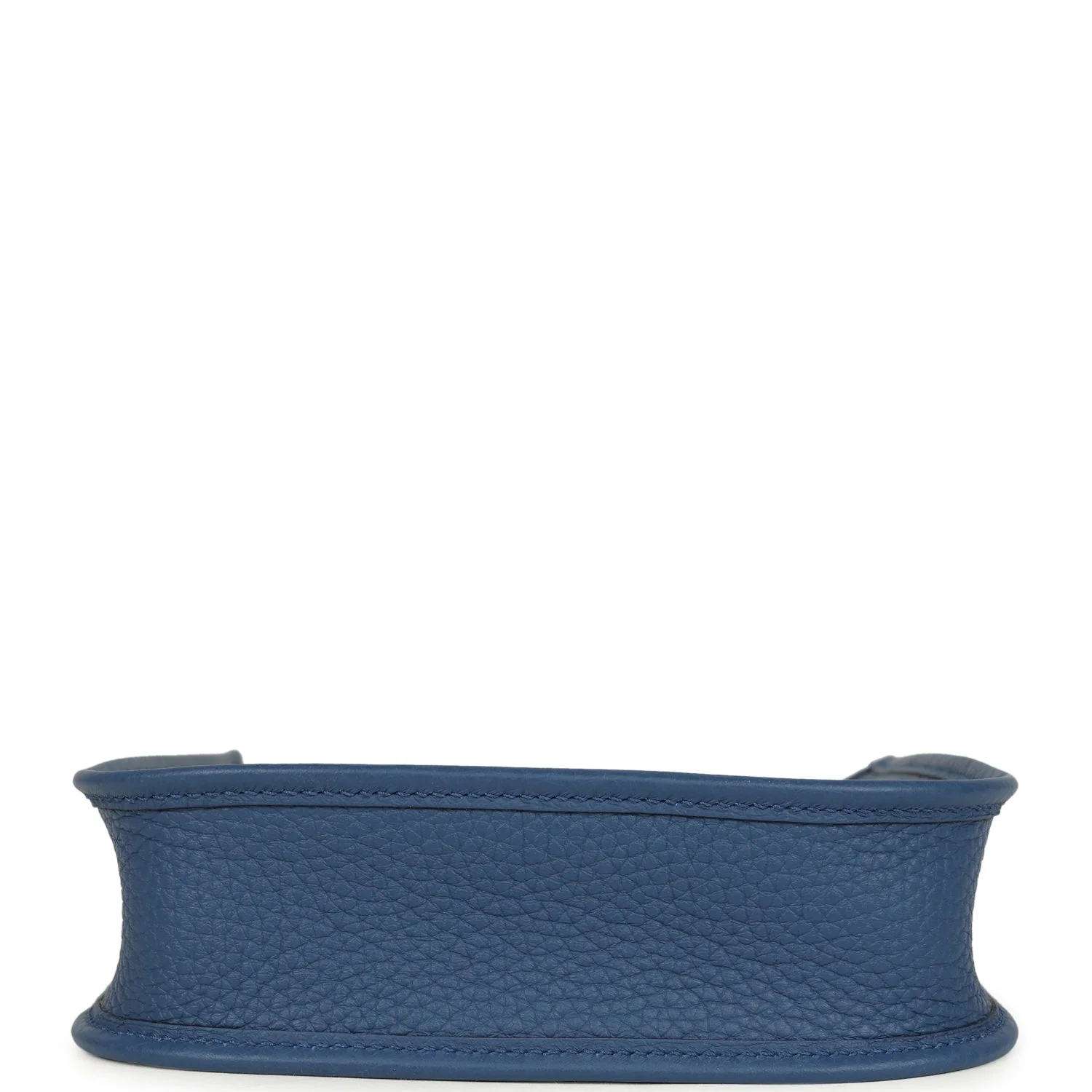 Hermes Evelyne TPM Bleu Tie Clemence Palladium Hardware