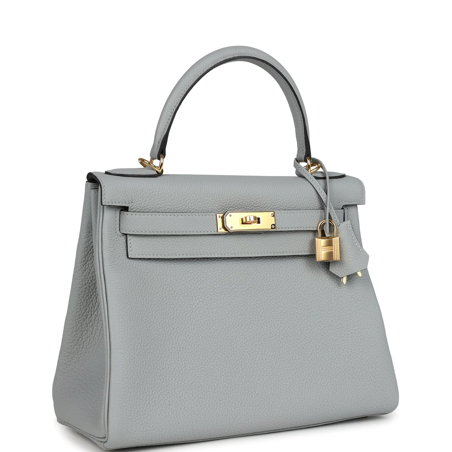 Hermes Kelly Retourne 28 Bleu Glacier Togo Gold Hardware
