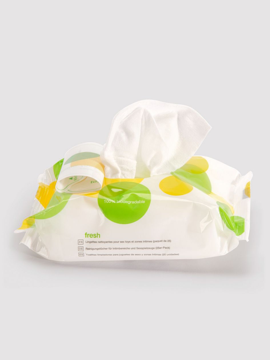 Lovehoney Fresh Biodegradable Sex Toy Wipes (25 Pack)