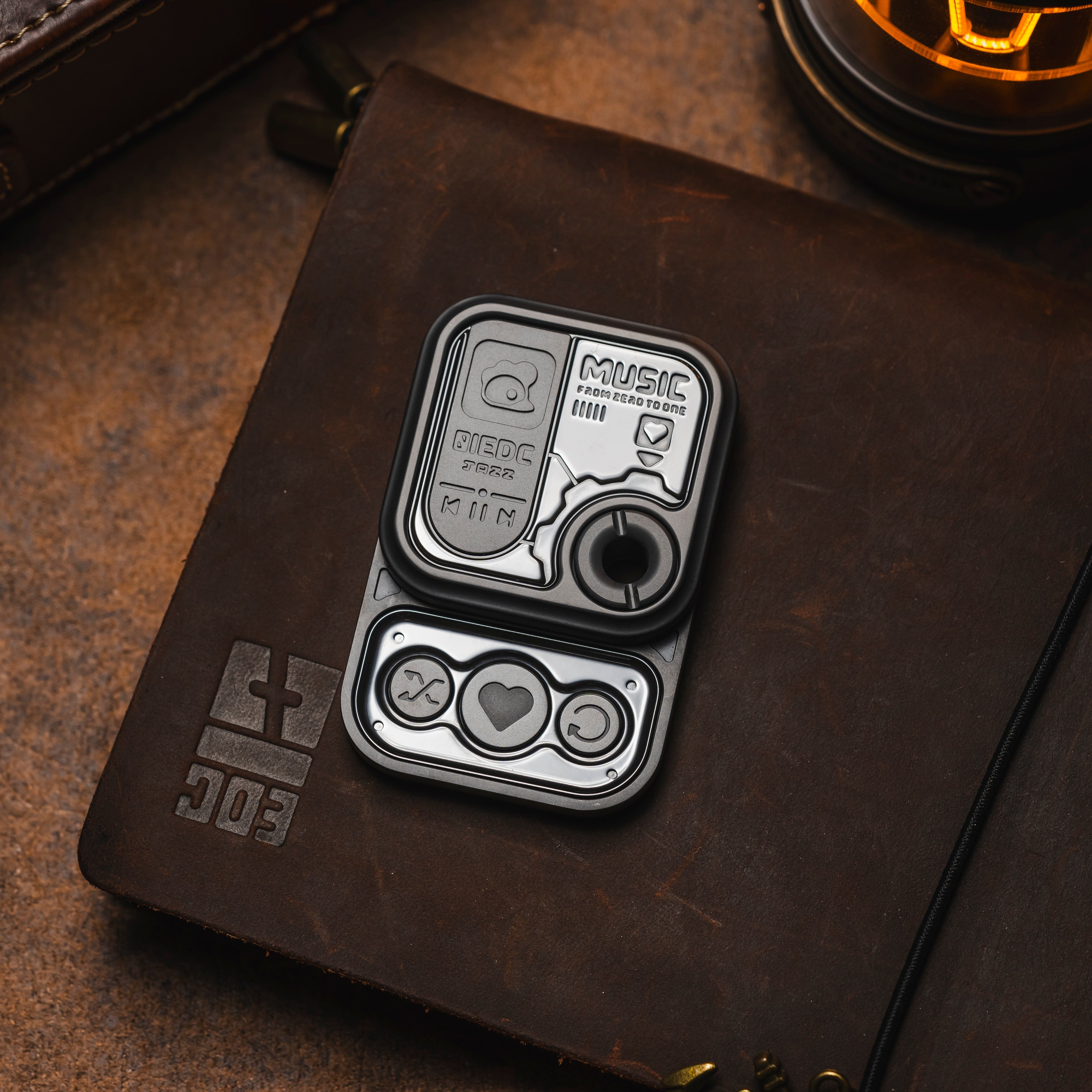 01 EDC CD Player Cube Fidget Slider