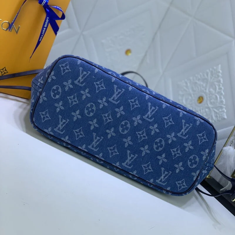 Louis Vuitton Denim Materials Neverfull Mm