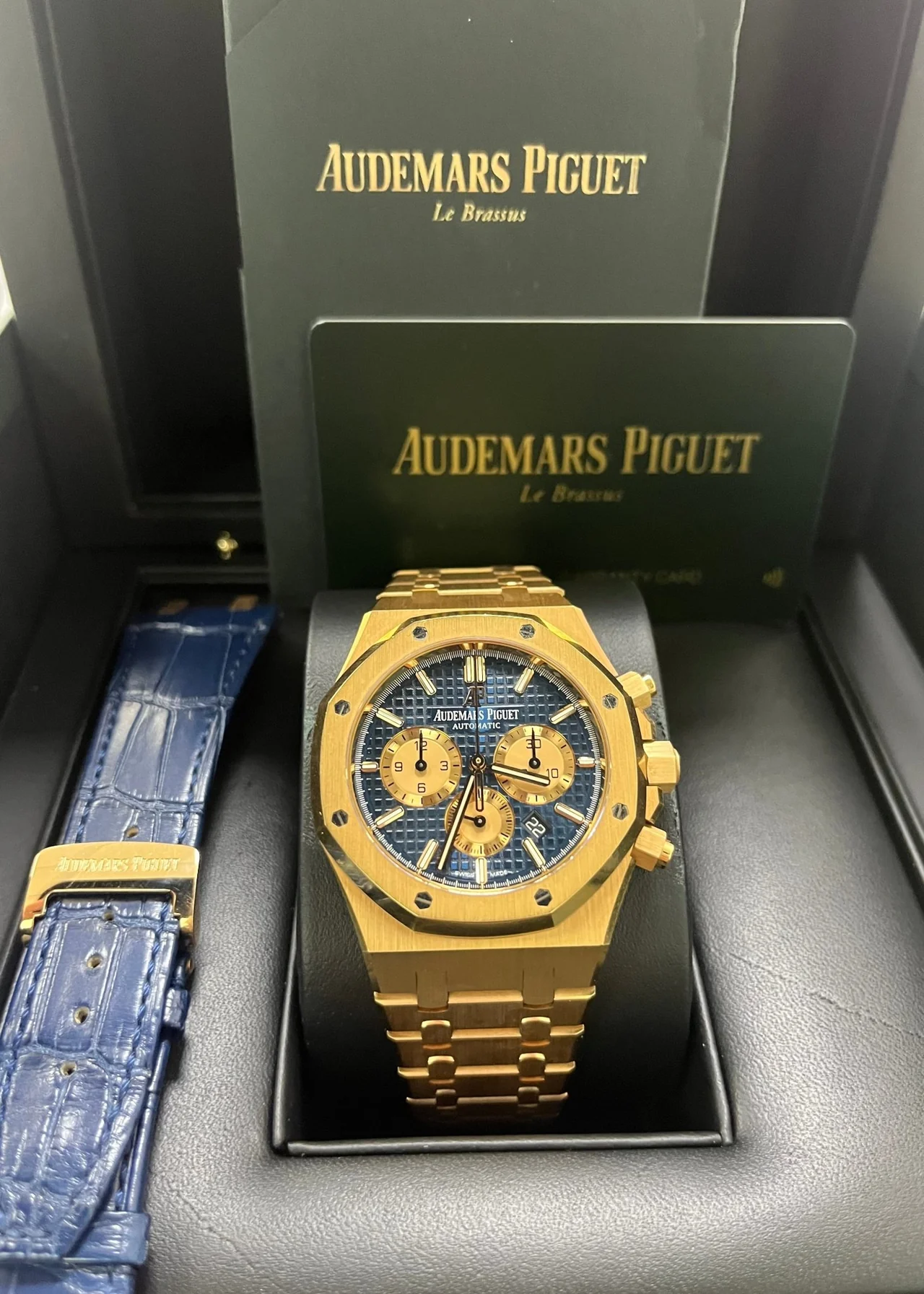 ROYAL OAK FROSTED GOLD CHRONOGRAPH Blue Dial 41mm