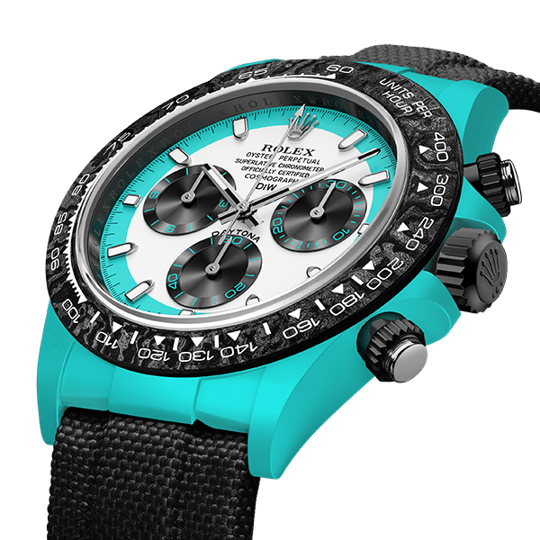 Rolex Diw Daytona fiber celeste invert 40mm oyster black