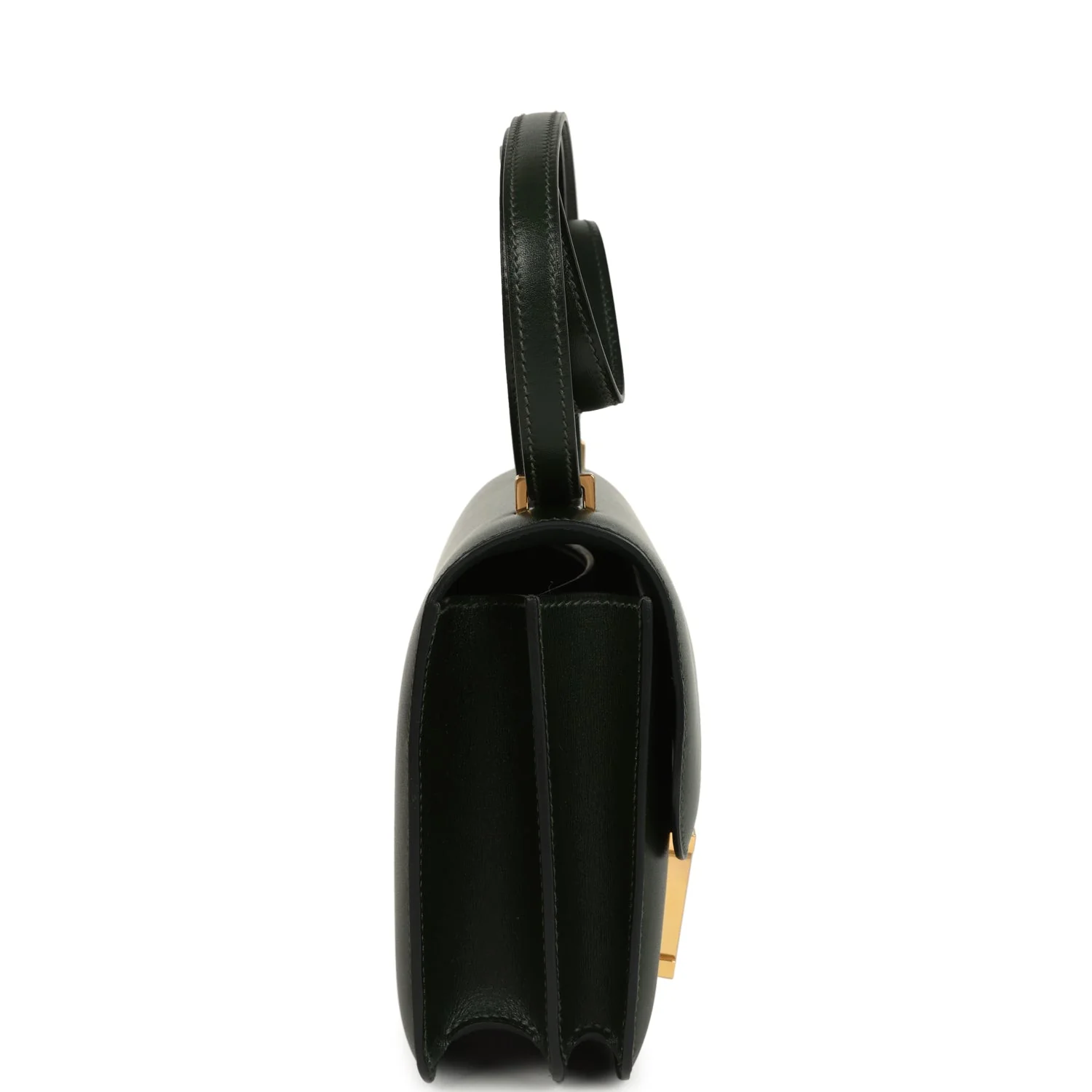Hermes Constance 1-18 Vert Fonce Box Gold Hardware