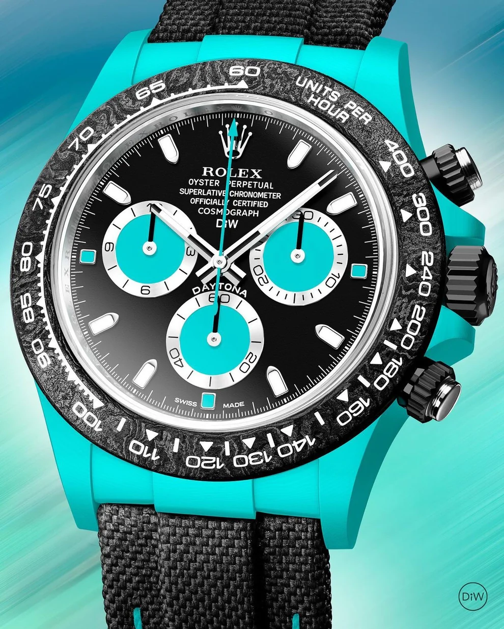 DiW Rolex Daytona CELESTE In Fiber