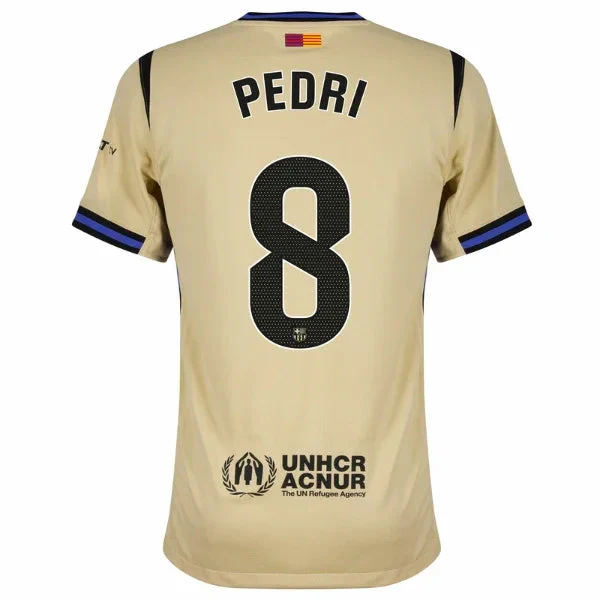 Barcelona Away Pedri 8 Fan Jersey 2025/26 Official Printing (La Liga)