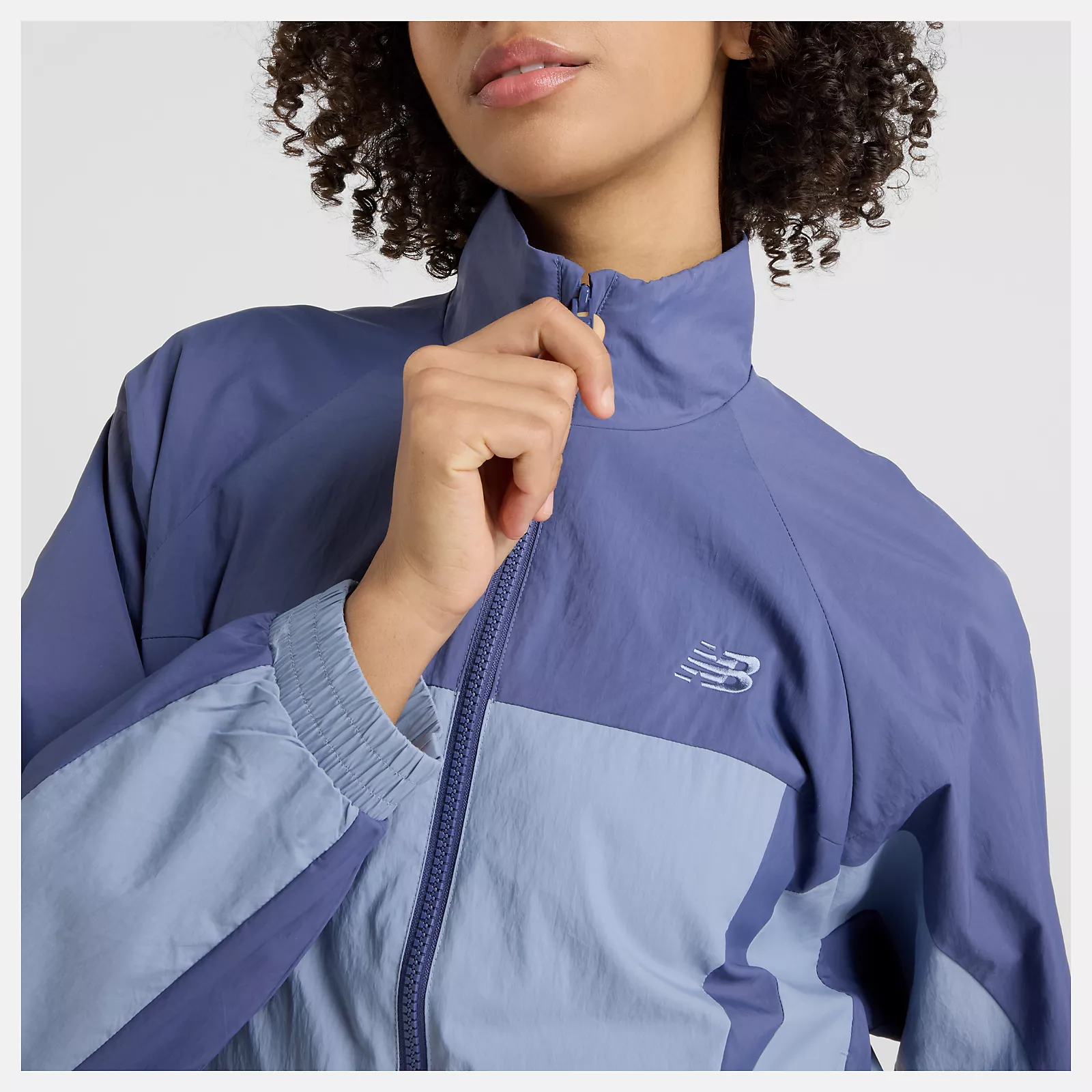 Color Blocked Woven Jacket