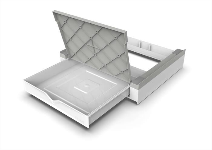 MELICONI - Kit sovrapposizione lavatrice TORRE DUO-Tecnopolimero bianco e grigio