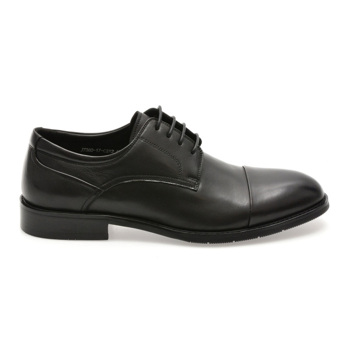 Pantofi eleganti EPICA negri, J7360, din piele naturala