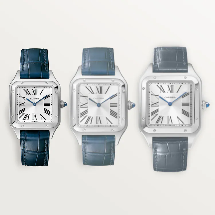 SANTOS-DUMONT Blue Strap 38mm