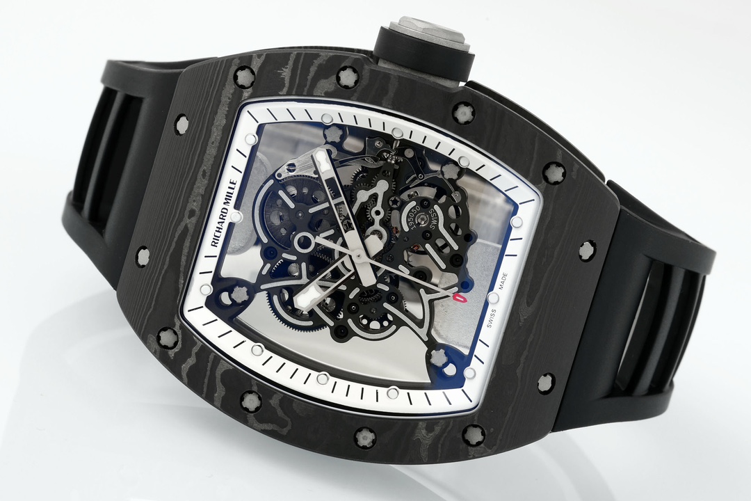 Richard Miller RM 055 RMUL2 NTPT Carbon Fiber Black & White