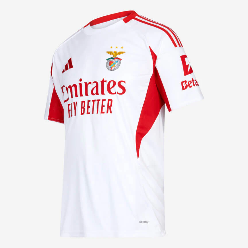 Camisola Benfica Alternativa Branca 2025/26 - ��LTIMAS UNIDADES! ????