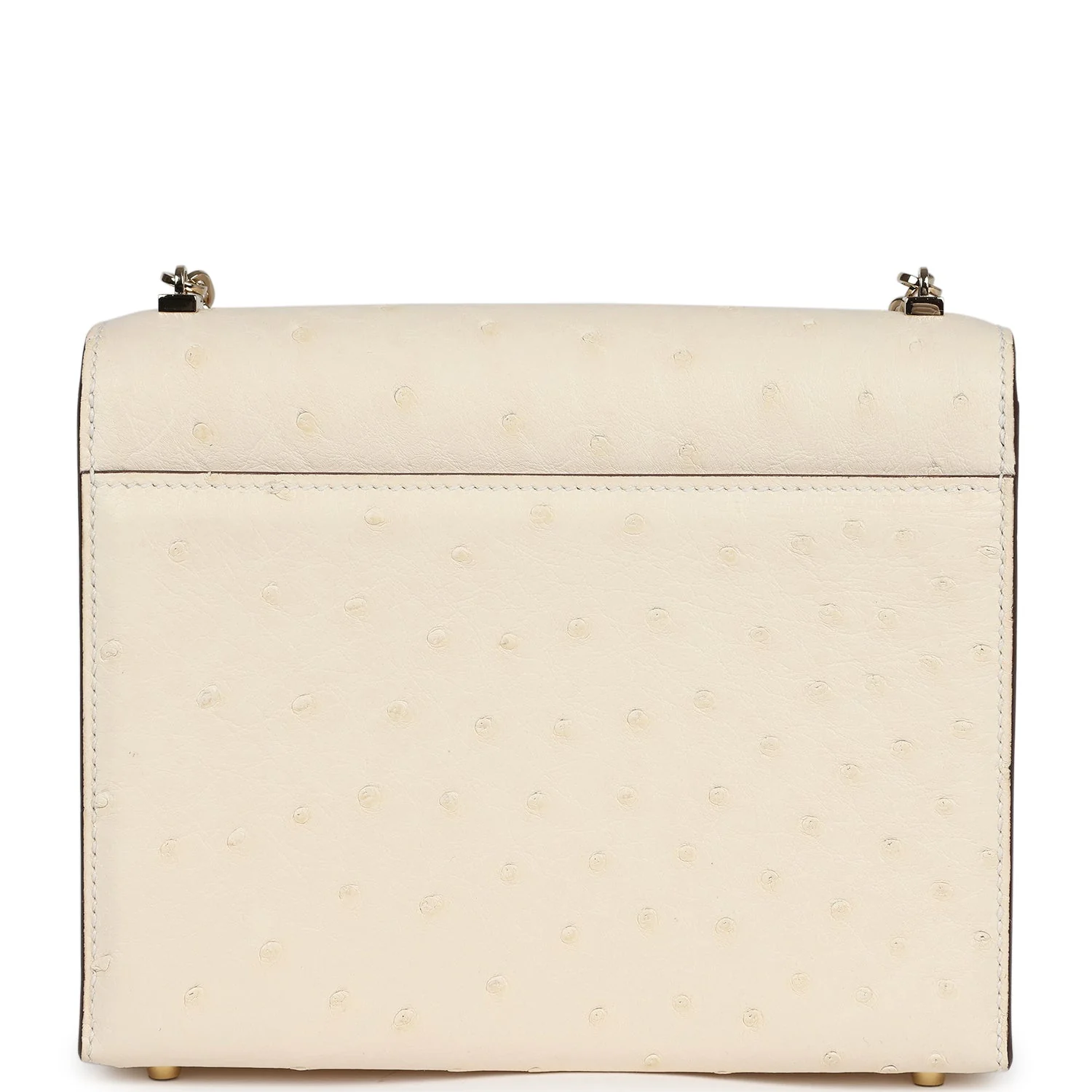 Hermes Mini Verrou Chaine Bag Nata Ostrich Permabrass Hardware