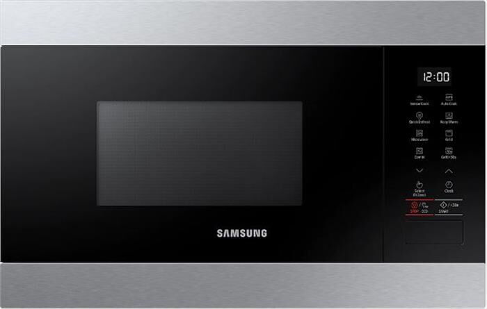 SAMSUNG - Forno microonde da incasso MG22M74T-Nero e acciaio
