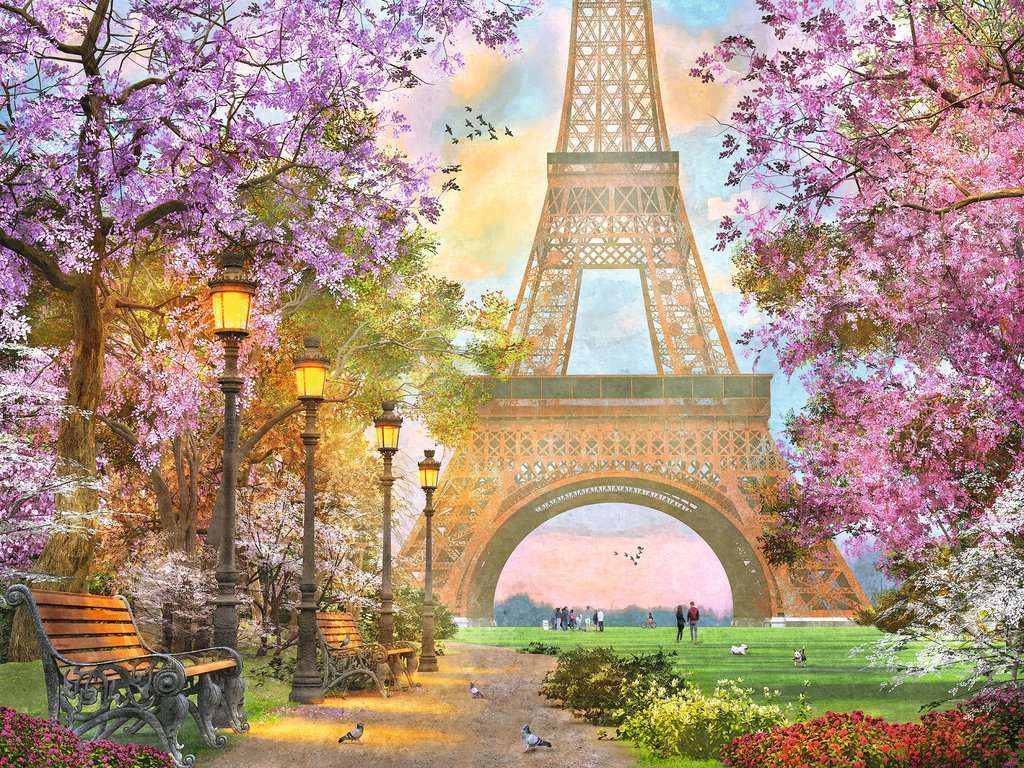 Paris Romance 1500 Piece Puzzle