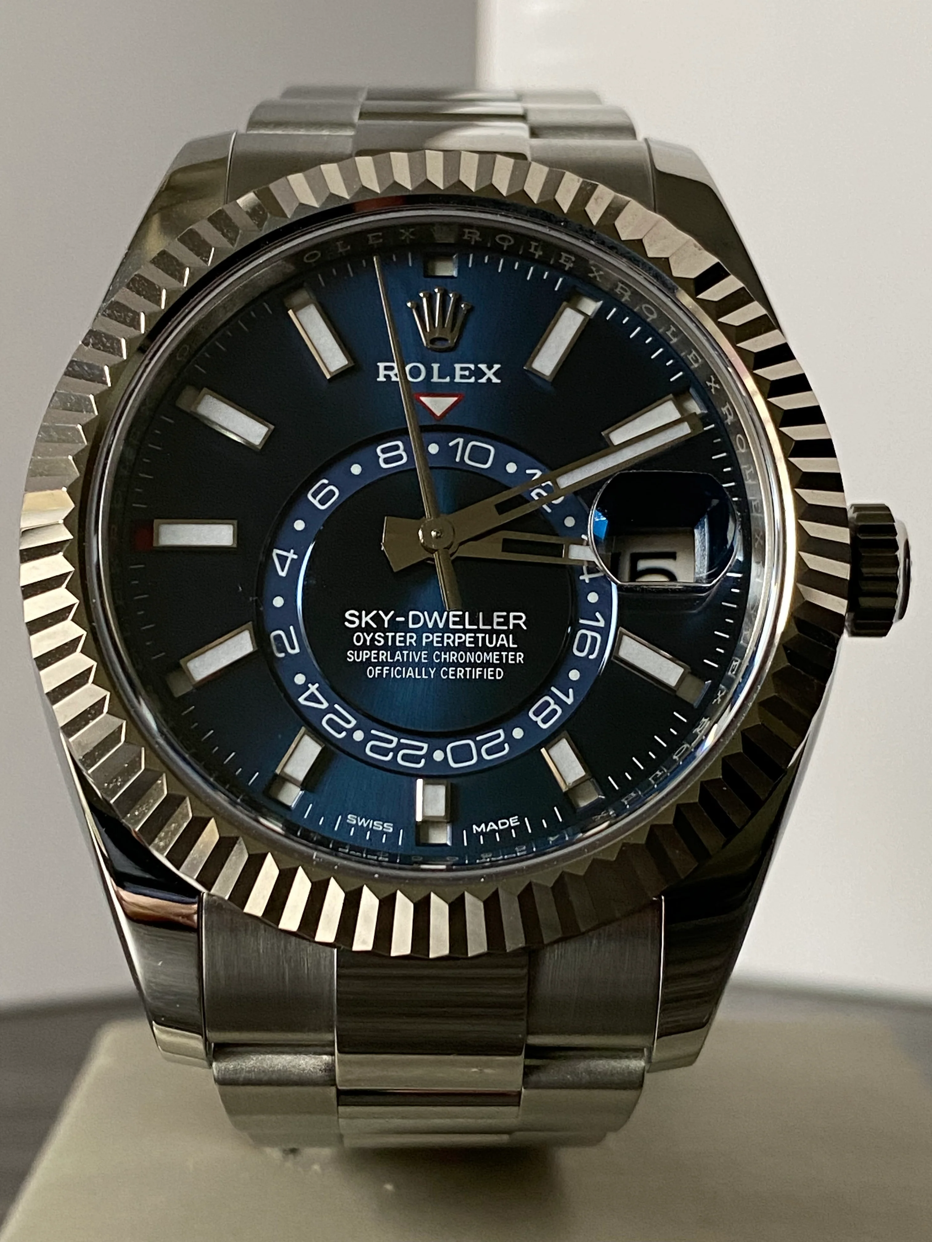 Rolex,Sky-Dweller Steel Sky-Dweller - 2019 - Blue Dial - Oyster Bracelet - 326934