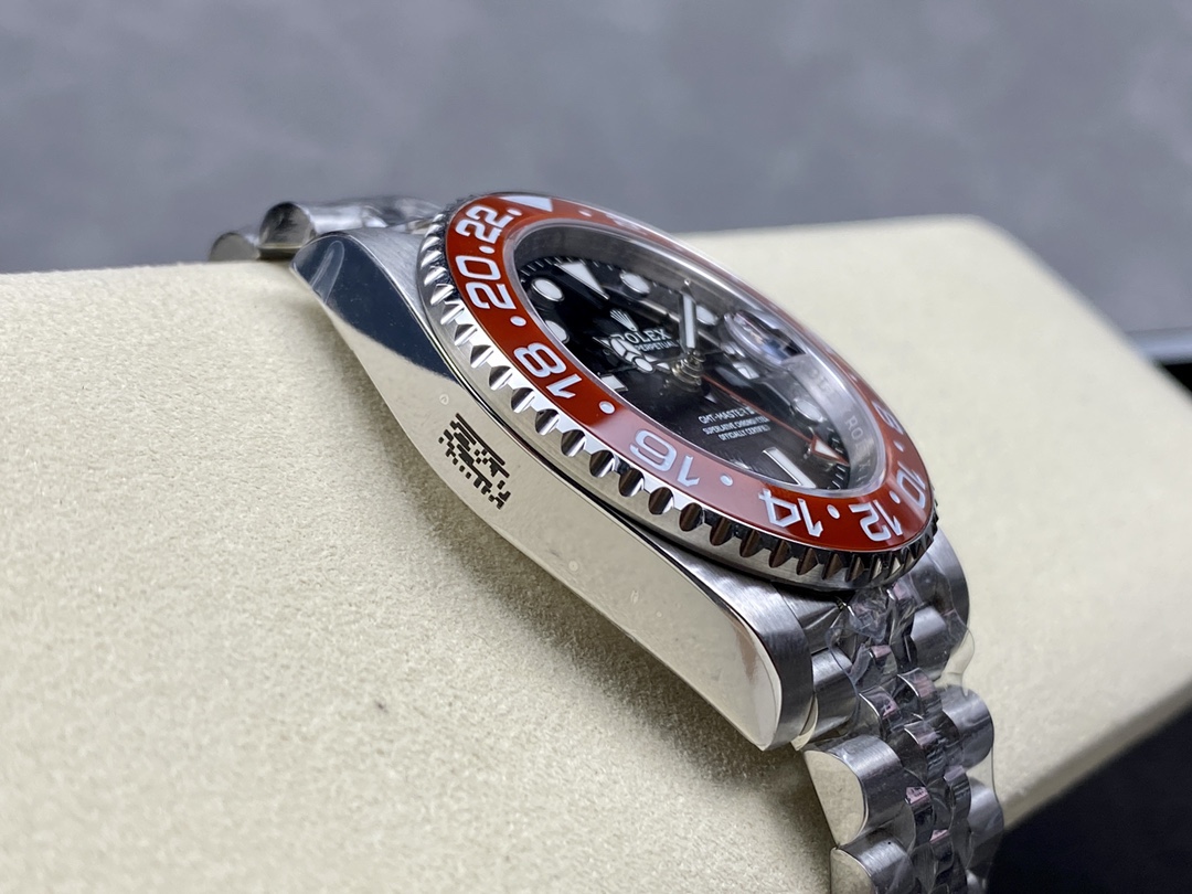 Rolex GMT Master II Pepsi 126710BLRO Jubilee Mint Black Dial 40MM Men's Watch
